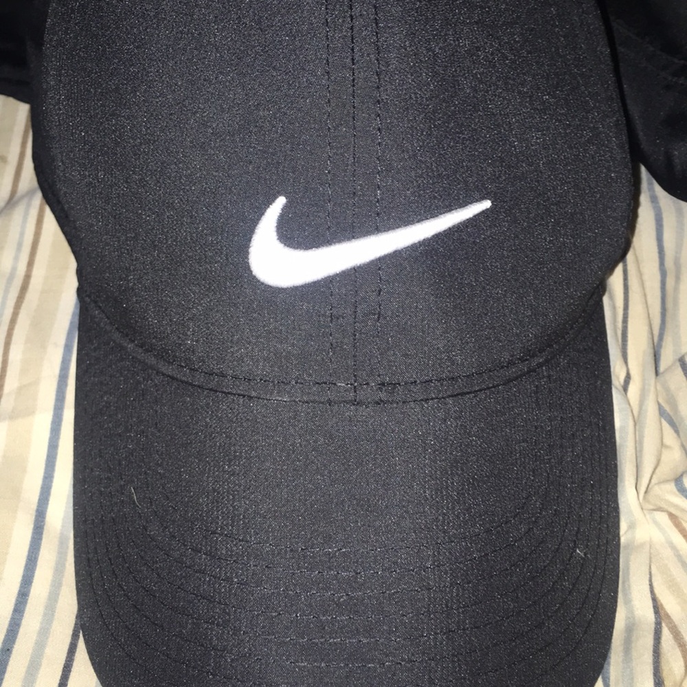 Nike hat.